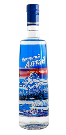 Вечерний Алтай Горный водка 0.5л. 40% Иткульский спиртзавод АО (РОССИЯ)