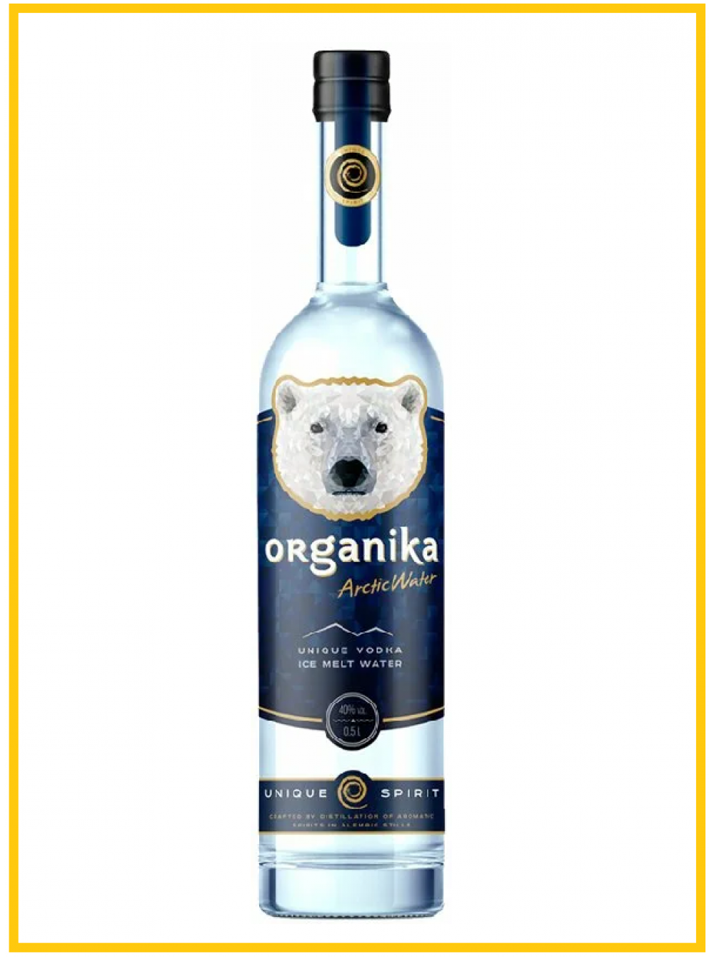 ORGANIKA ARCTICWATER/ОРГАНИКА АРКТИКВОТЕР особая водка 0.5л. 40% Ярославский ЛВЗ ООО (РОССИЯ)